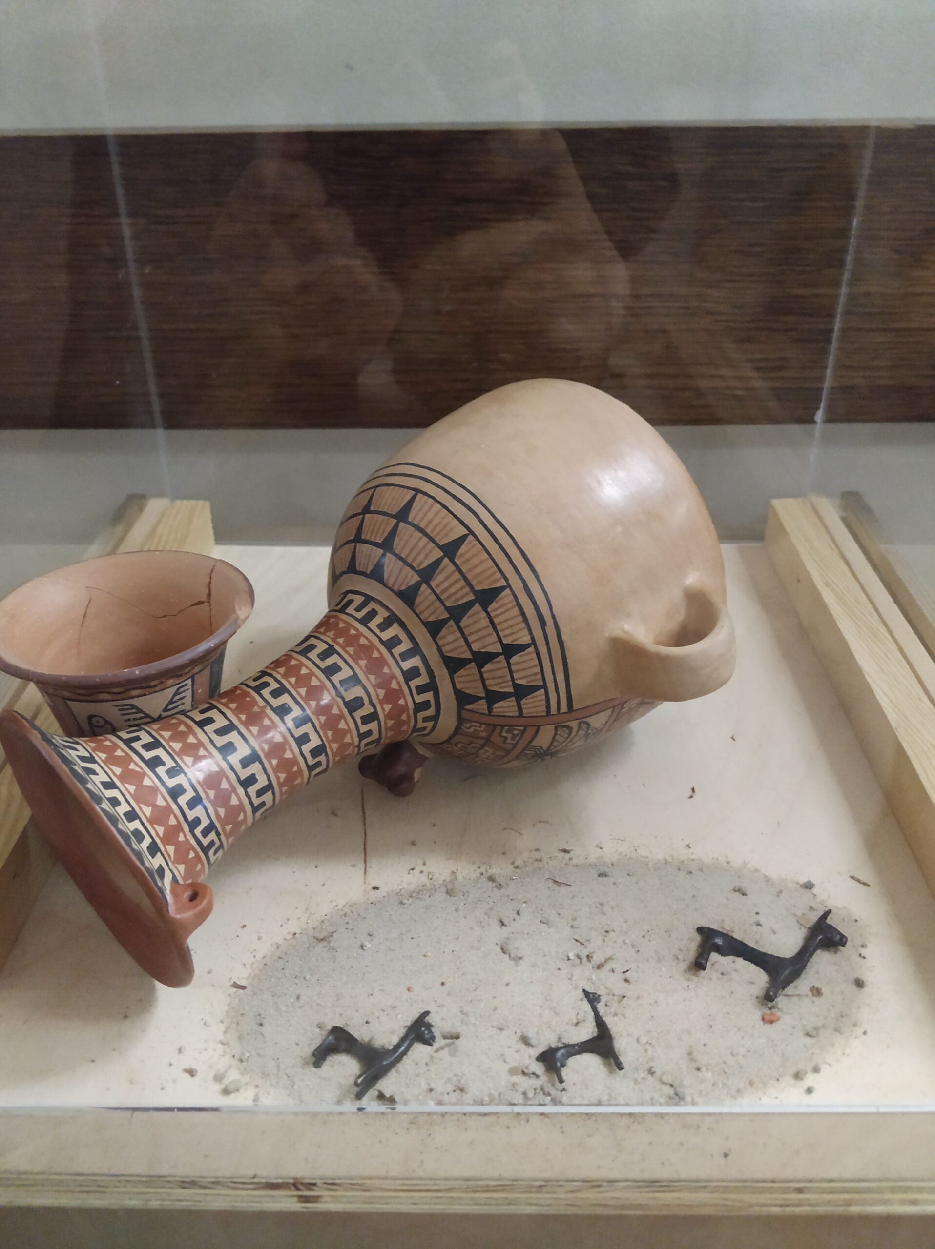 Inca llamas burial